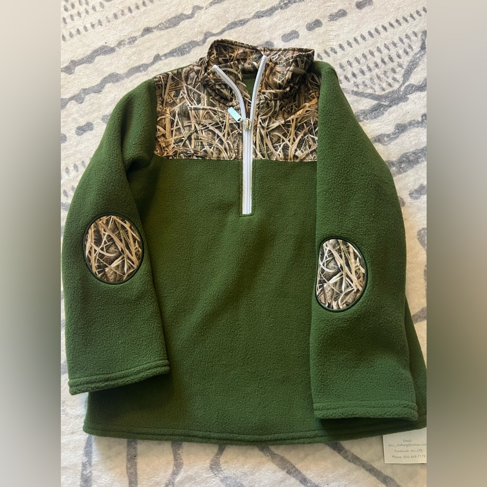Boys camo fleece